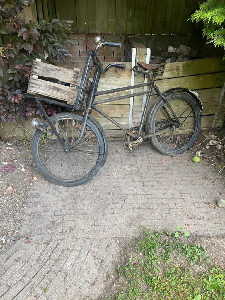 Transportfiets rond de jaren 1945 / 1950, Fietsen en Brommers, Ophalen