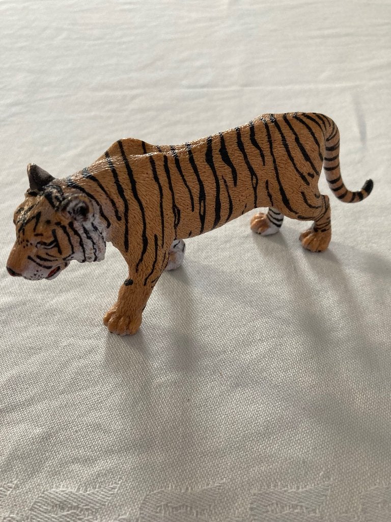 Schleich tijger vintage, dierenverzameling, Ophalen of Verzenden, Zo goed als nieuw, Wild dier, Beeldje of Figuurtje