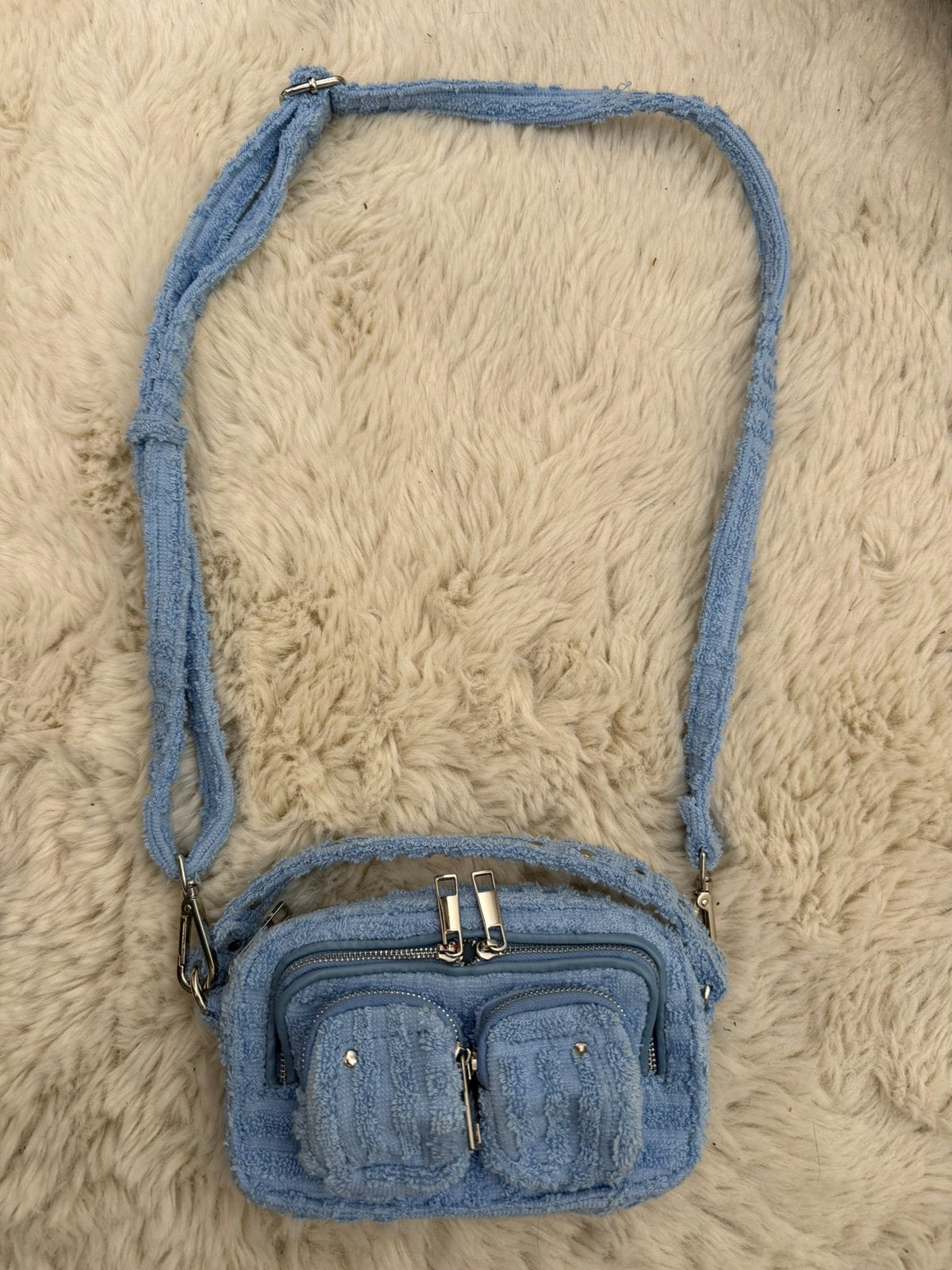 Nunoo tas blauw, Ophalen of Verzenden, Zo goed als nieuw, Blauw