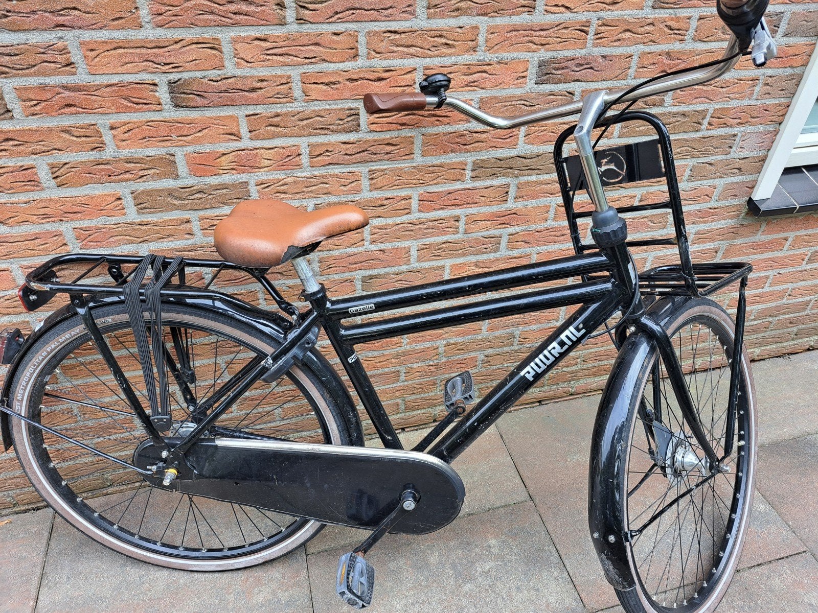 Gazelle PuurNL transportfiets, 7 versnellingen, frame 49cm, Fietsen en Brommers, Ophalen, Terugtraprem, Gebruikt, 47 tot 50 cm