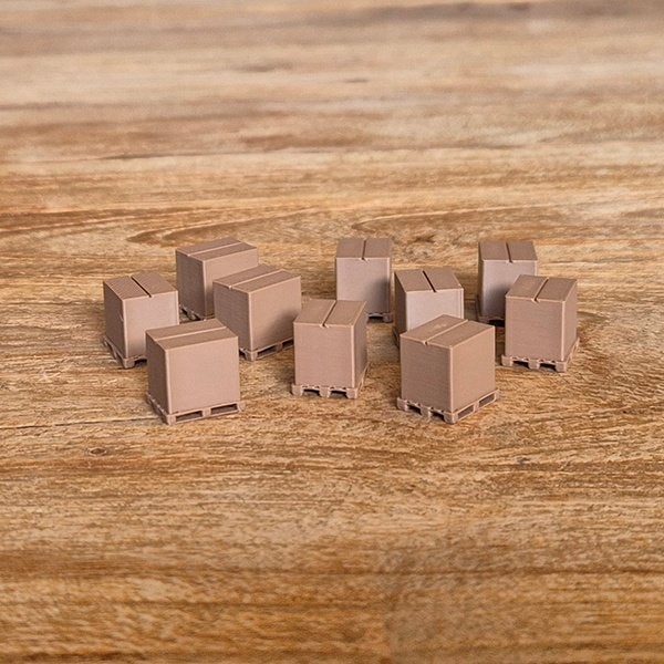 Pallet met Doos 1-87 (Set van 4 of 10), Ophalen of Verzenden, Nieuw, Bus of Vrachtwagen, Overige merken