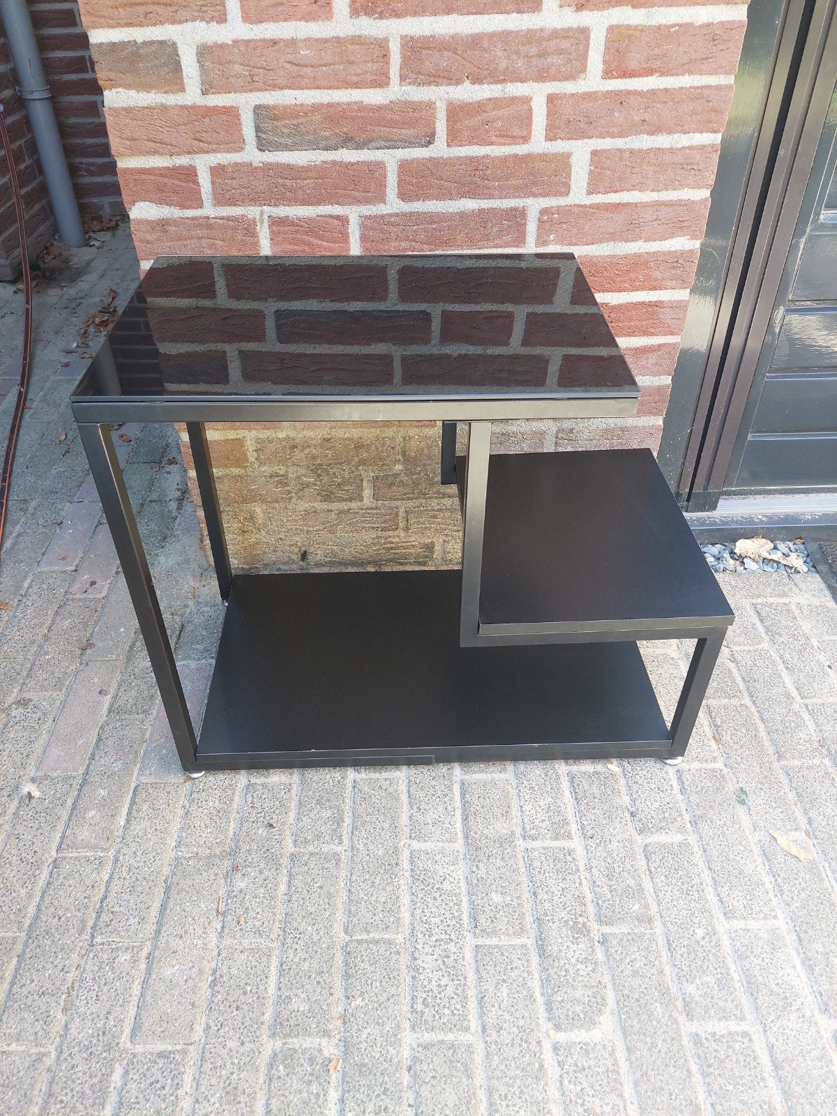 Bijzettafel, Huis en Inrichting, Minder dan 55 cm, Zo goed als nieuw, Rechthoekig, Ophalen