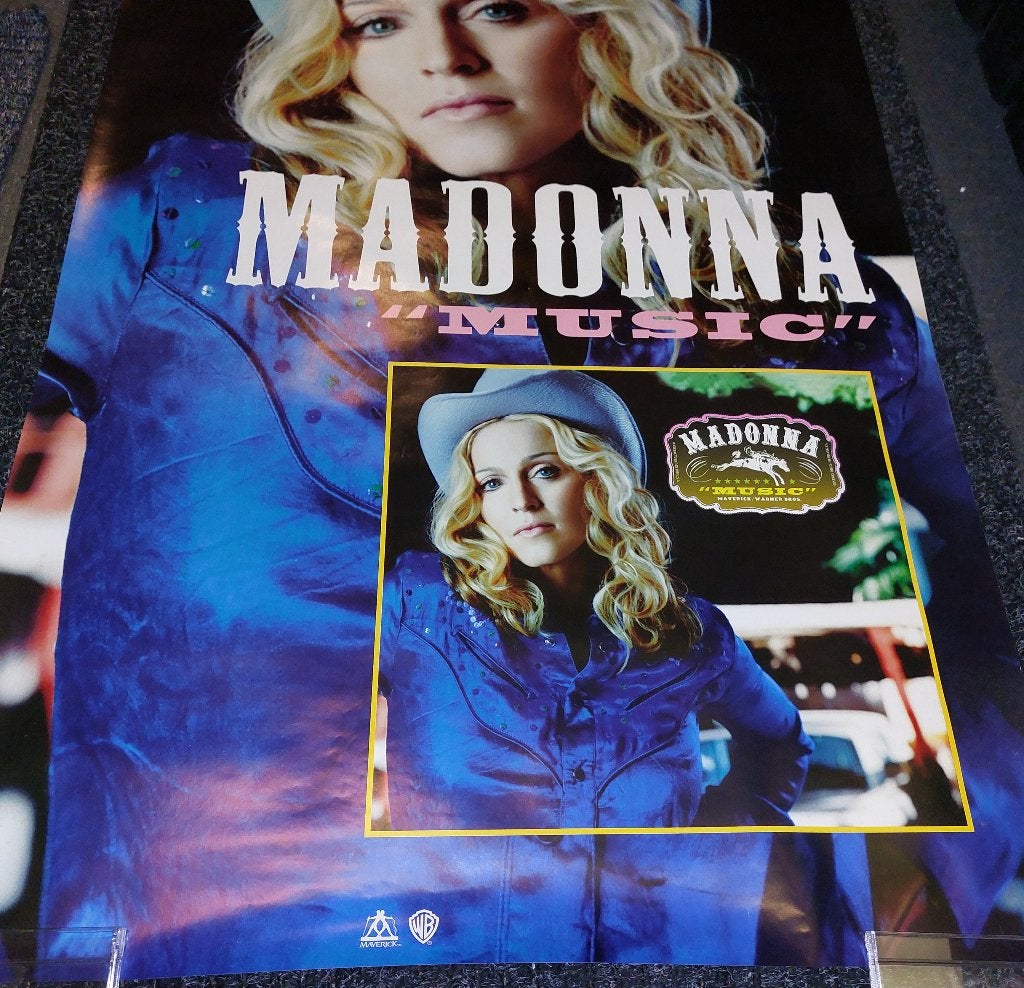 Madonna PROMO POSTER Music Origineel uit 2000 (#2), Verzenden, NvT, NvT, Zo goed als nieuw