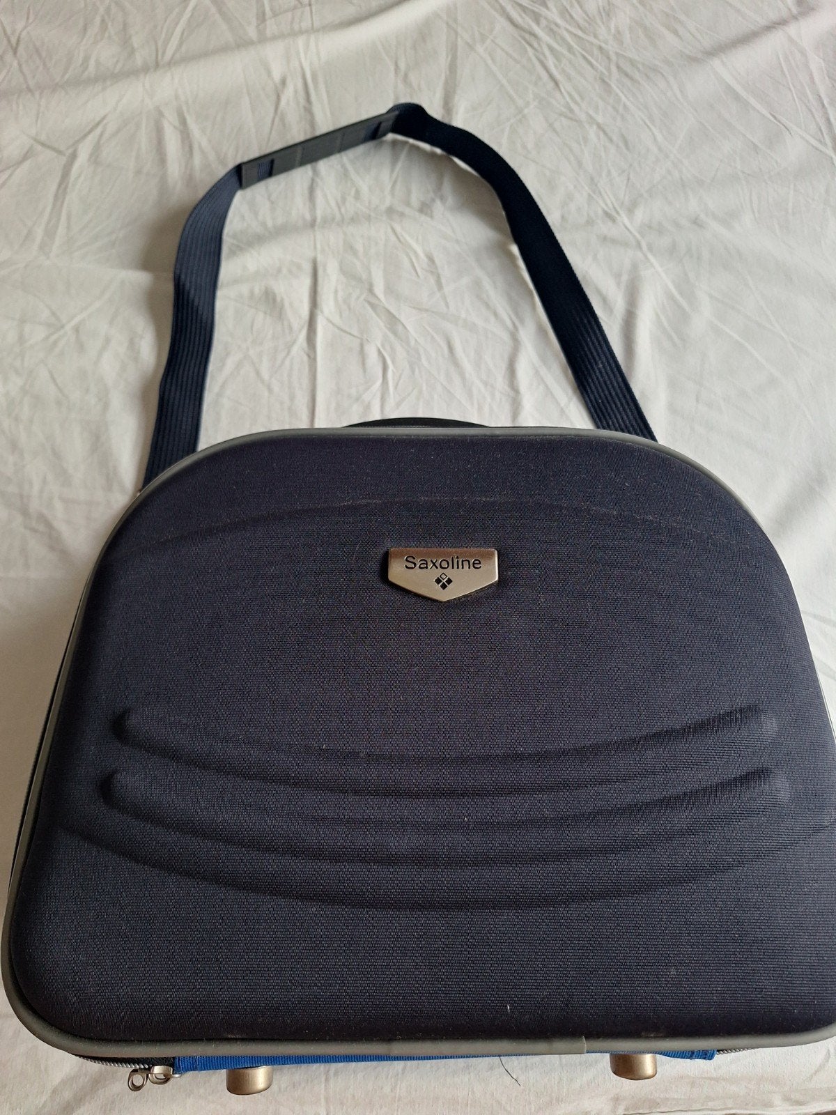 Saxoline Beautycase - Blauw - Zo goed als nieuw, Softcase, Blauw, Ophalen of Verzenden, Zo goed als nieuw