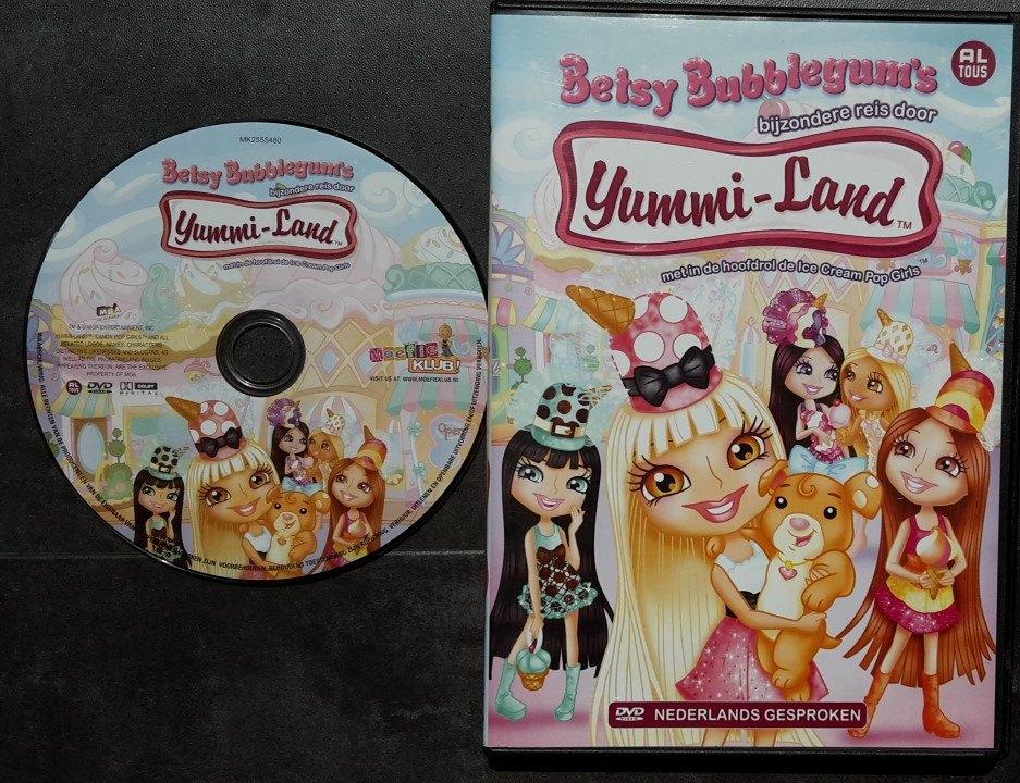 DVD - Betsy Bubblegum's Bijzondere reis door Yummi-Land, Cd's en Dvd's, Dvd's | Kinderen en Jeugd, Avontuur, Alle leeftijden, Ophalen of Verzenden