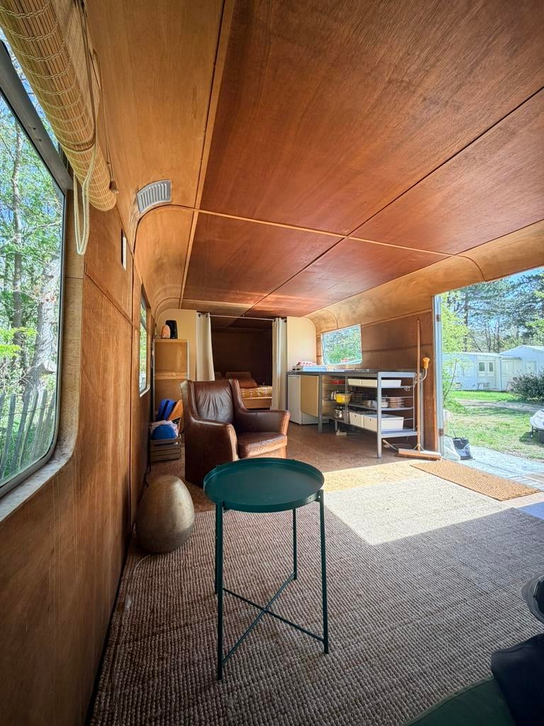 Camping bakkum huur OPEN caravan met electra
