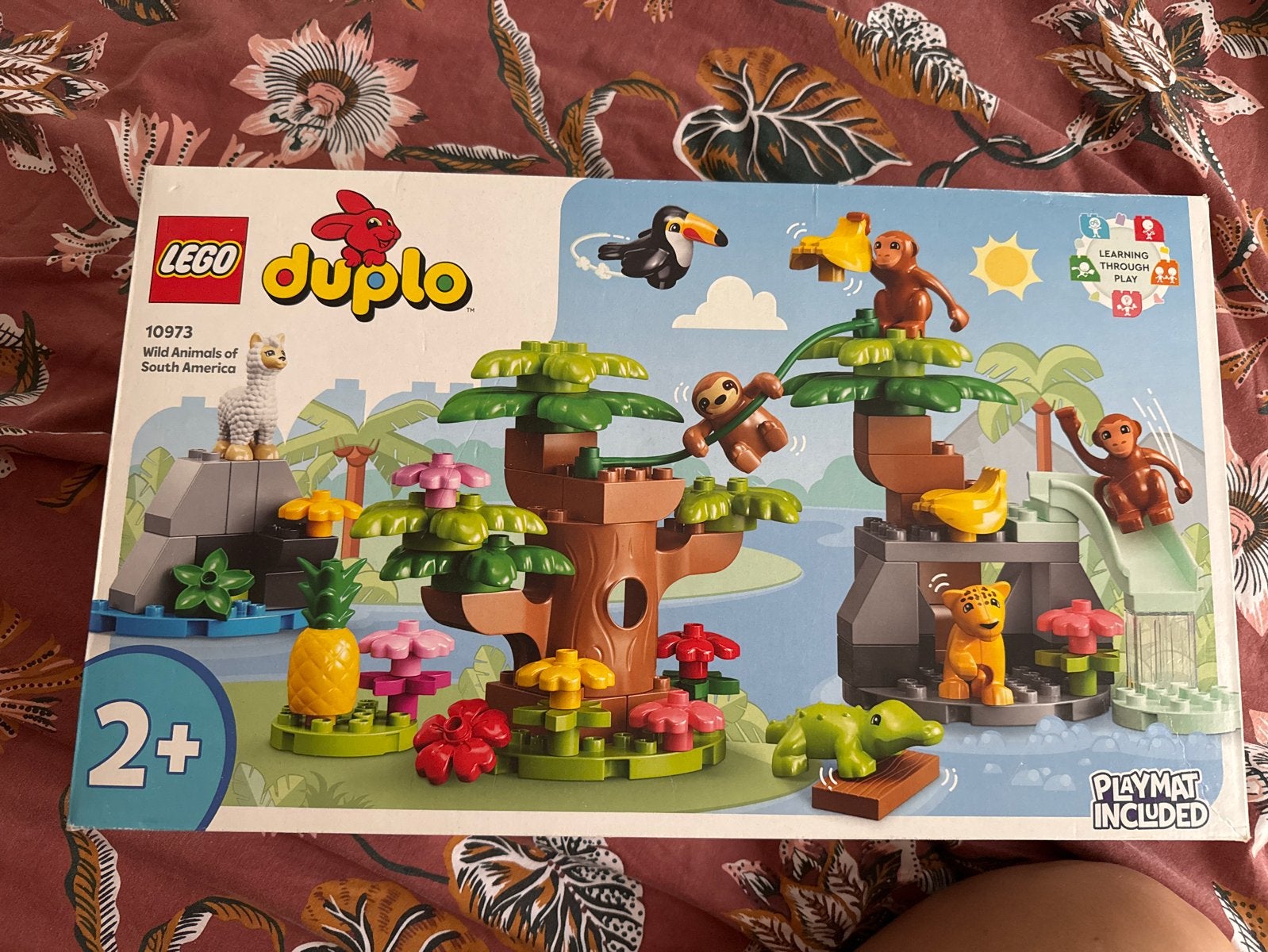 LEGO Duplo 10973 Wilde Dieren van Zuid-Amerika, Ophalen of Verzenden, Zo goed als nieuw, Overige merken