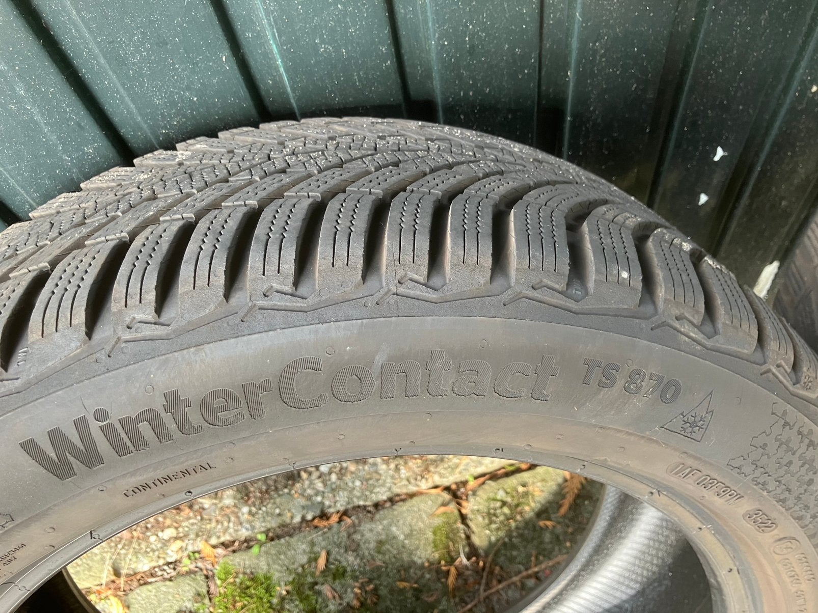 2x Continental WinterContact TS870 225/50R17 98V XL, Ophalen, Gebruikt, 17 inch, Winterbanden