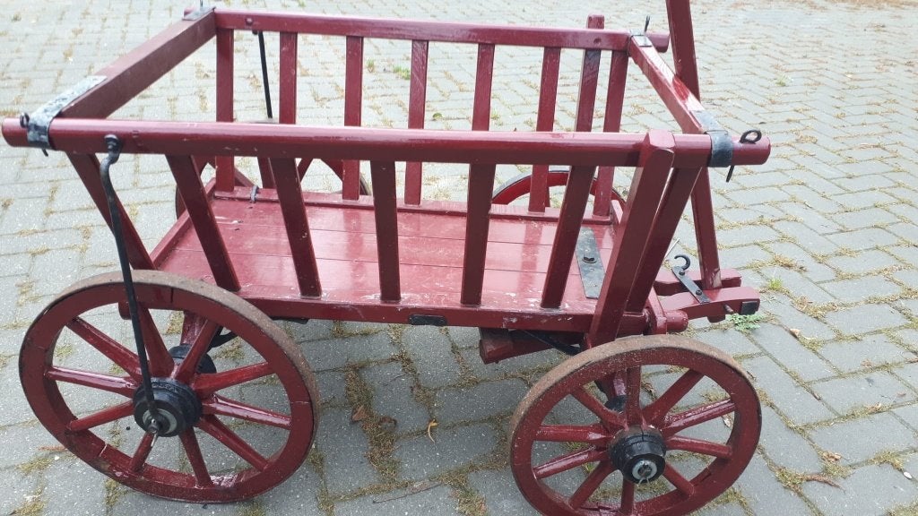 antieke bolderwagen bokkenkar bolderkar speelwagen marktkar, Ophalen, Gebruikt