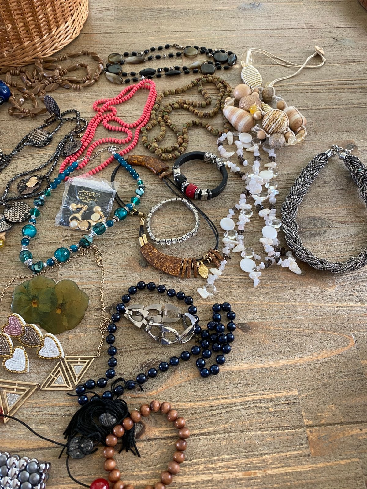 Grote partij sieraden, Ophalen of Verzenden, Zo goed als nieuw, Overige kleuren, Overige materialen