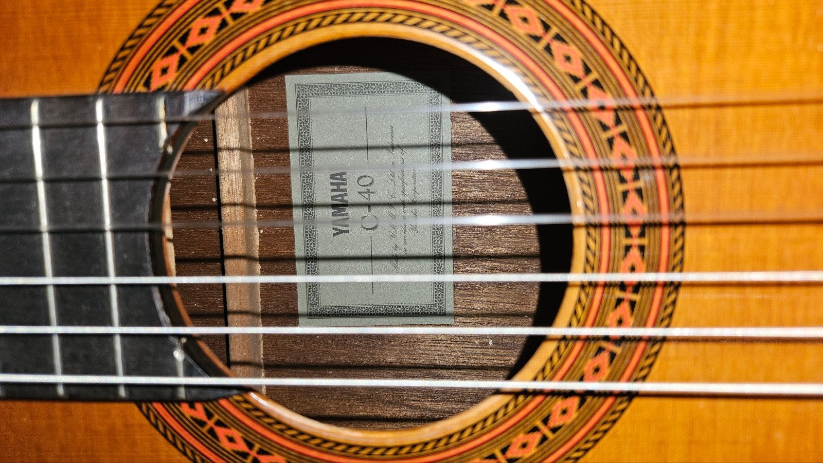 Yamaha c40 gitaar met nieuwe snaren, Ophalen, Klassieke of Spaanse gitaar