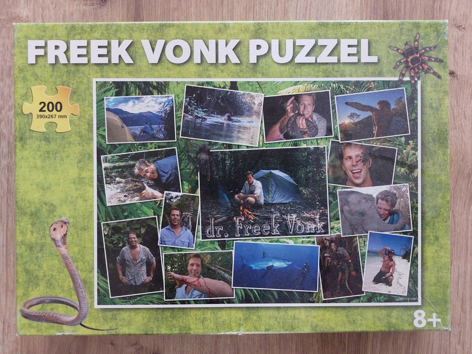 Freek Vonk Puzzel 200 stukjes, Ophalen of Verzenden, Minder dan 500 stukjes, Zo goed als nieuw, Legpuzzel