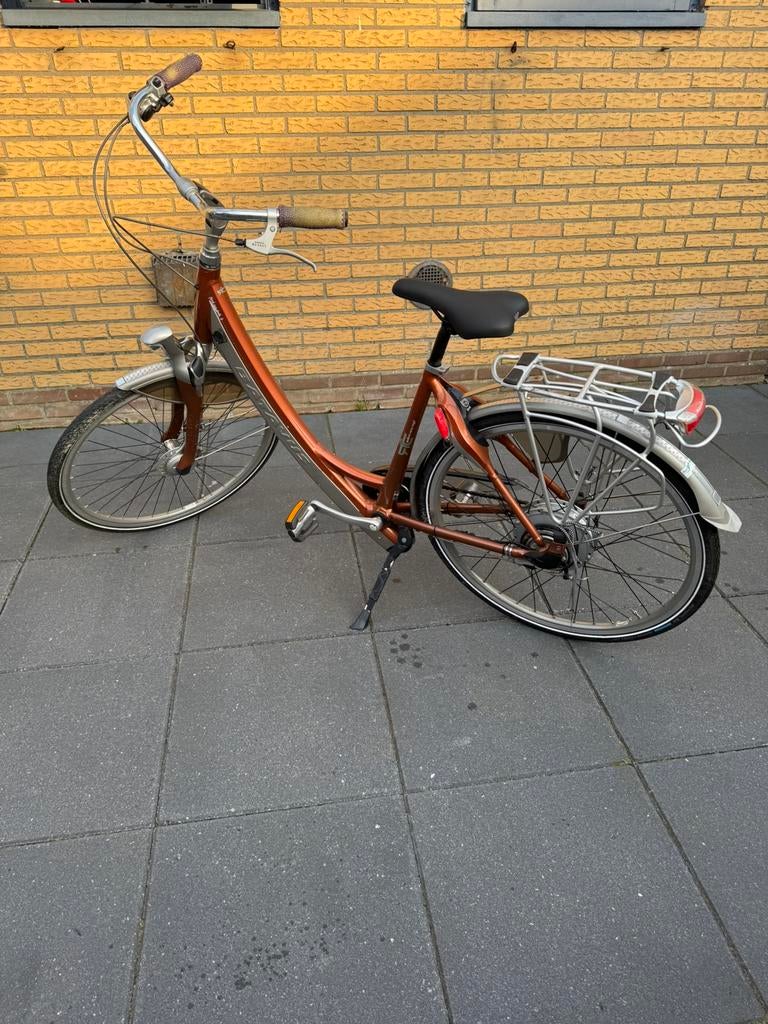 Batavus dames fiets, Ophalen of Verzenden, Gebruikt, Schijfrem, Handrem