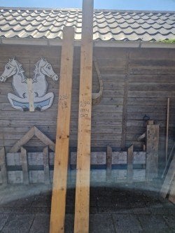 balken, Ophalen, Zo goed als nieuw, 250 cm of meer, Balken