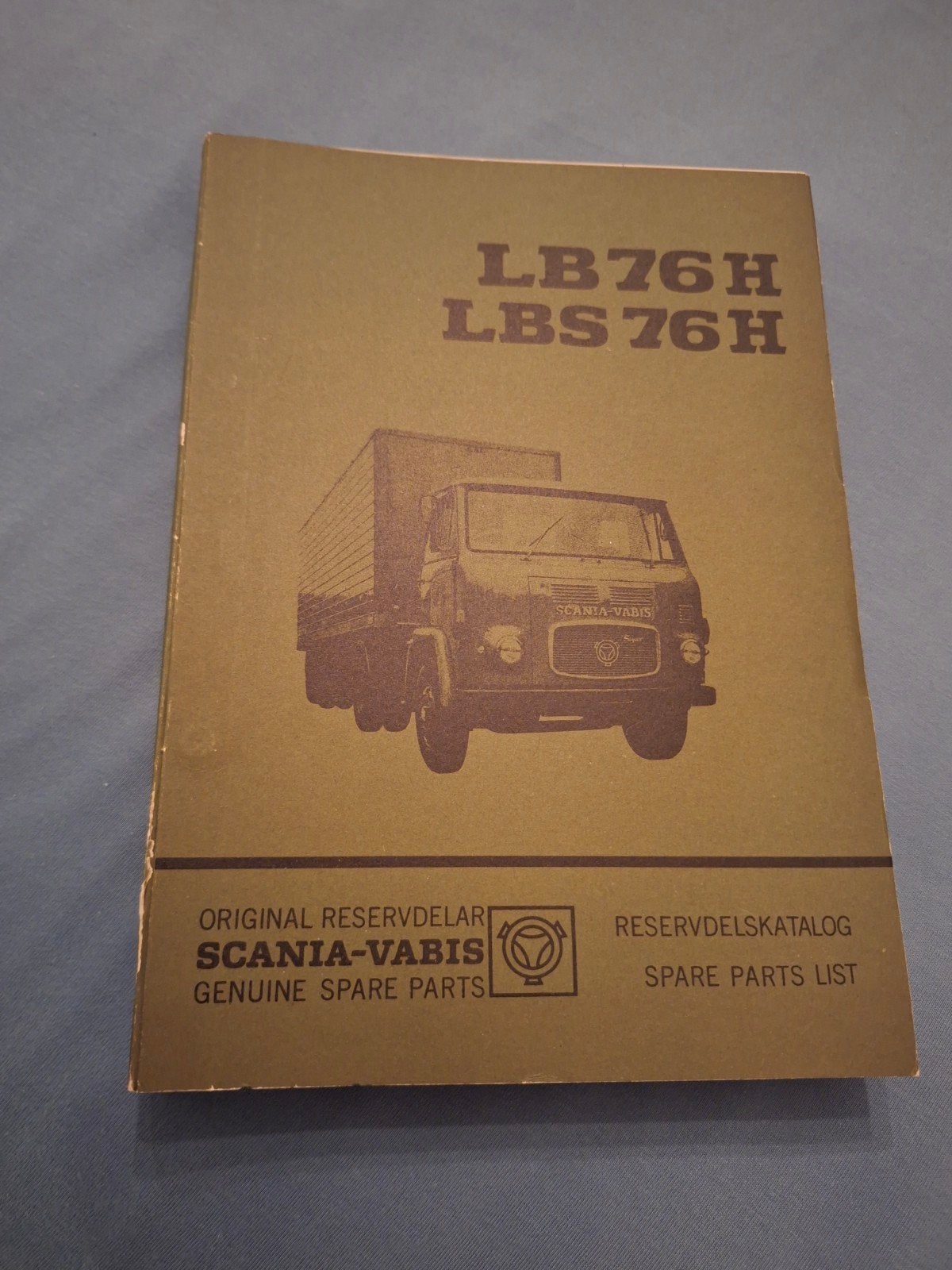 Scania Vabis LB 76 rhd Onderdelenboek, Ophalen of Verzenden, Auto's