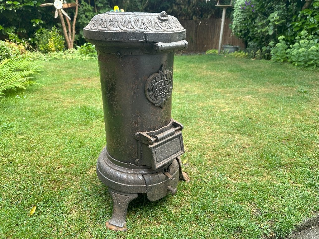 Godin kachel No 421, Ophalen, Gebruikt, Houtkachel, Vrijstaand