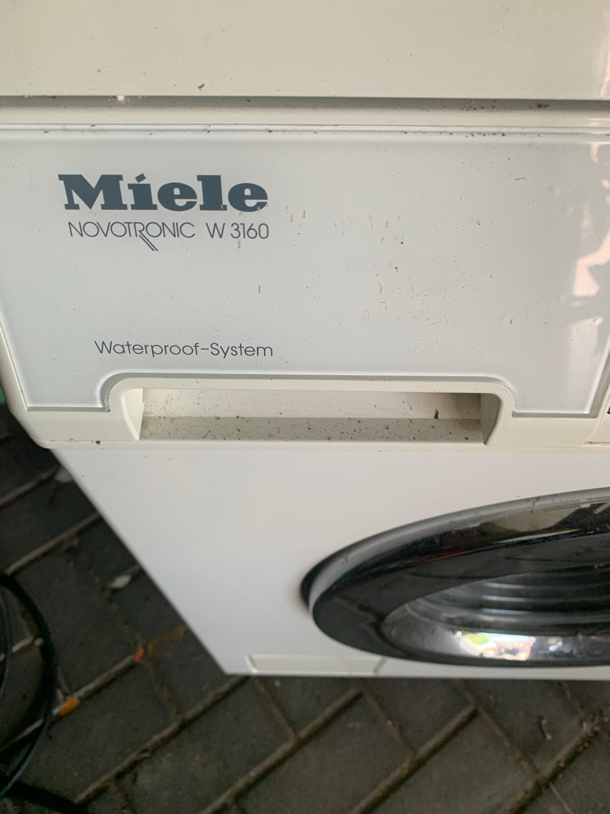 Miele Novotronic W 3160 Wasmachine - Waterproof-System, Ophalen, Gebruikt, Voorlader, 85 tot 90 cm