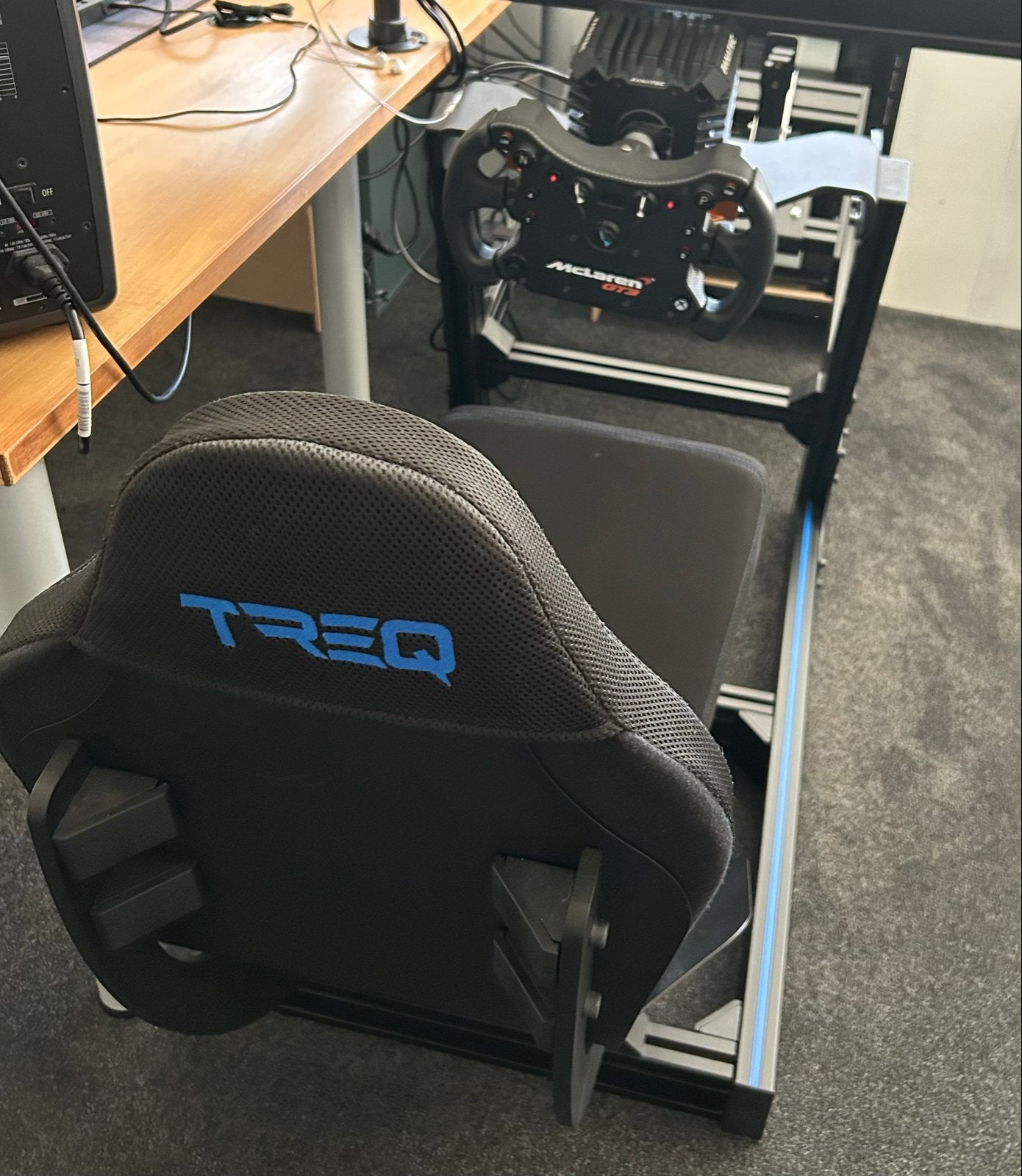 Fanatec Sim Racing Setup - Fanatex DD 8NM & McLaren GT3, Ophalen, Racestuur, Zo goed als nieuw, Direct drive