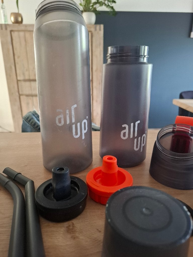 2 air up flessen, Sport en Fitness, Bidons, Ophalen of Verzenden, Gebruikt