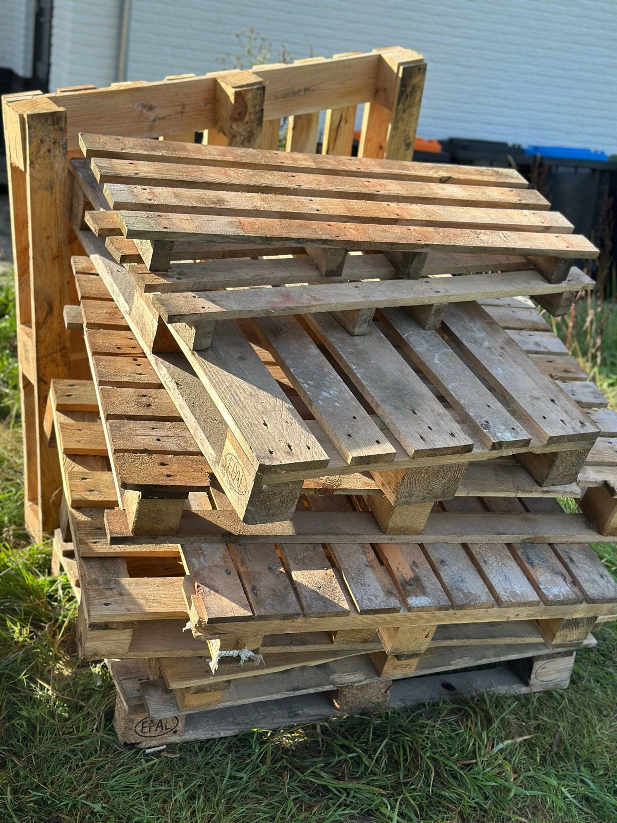 Gebruikte pallets - Diverse maten, Ophalen, Gebruikt, 50 mm of meer, Pallet