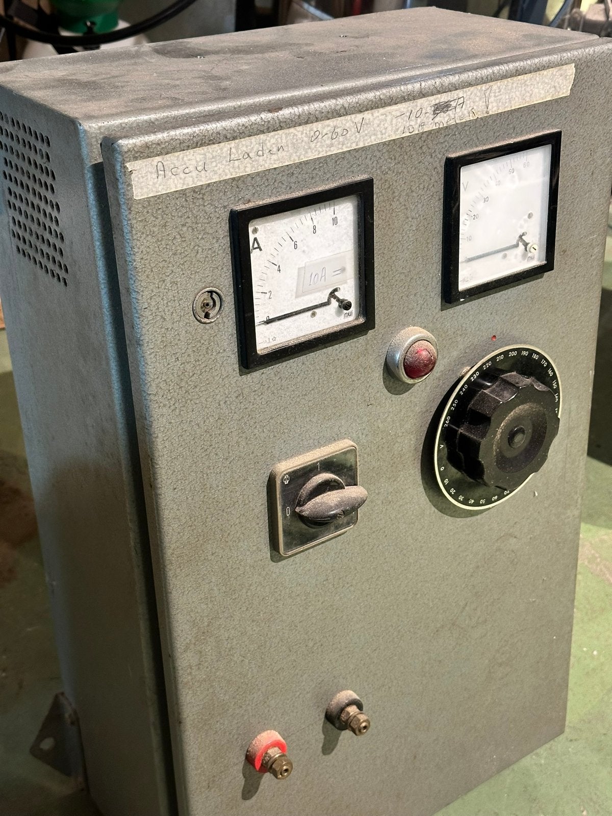 Elektra lader testkast, Ophalen, Gebruikt