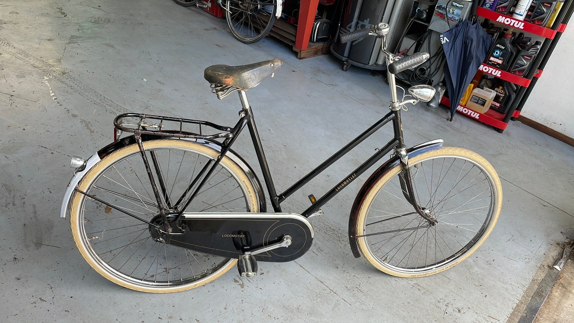 26 inch Locomotief damesfiets uit 1957, Fietsen en Brommers, Minder dan 47 cm, Ophalen, Zo goed als nieuw, Overige merken