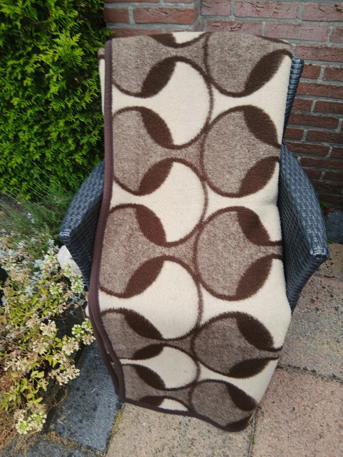Vintage  Deken, Ophalen of Verzenden, Gebruikt