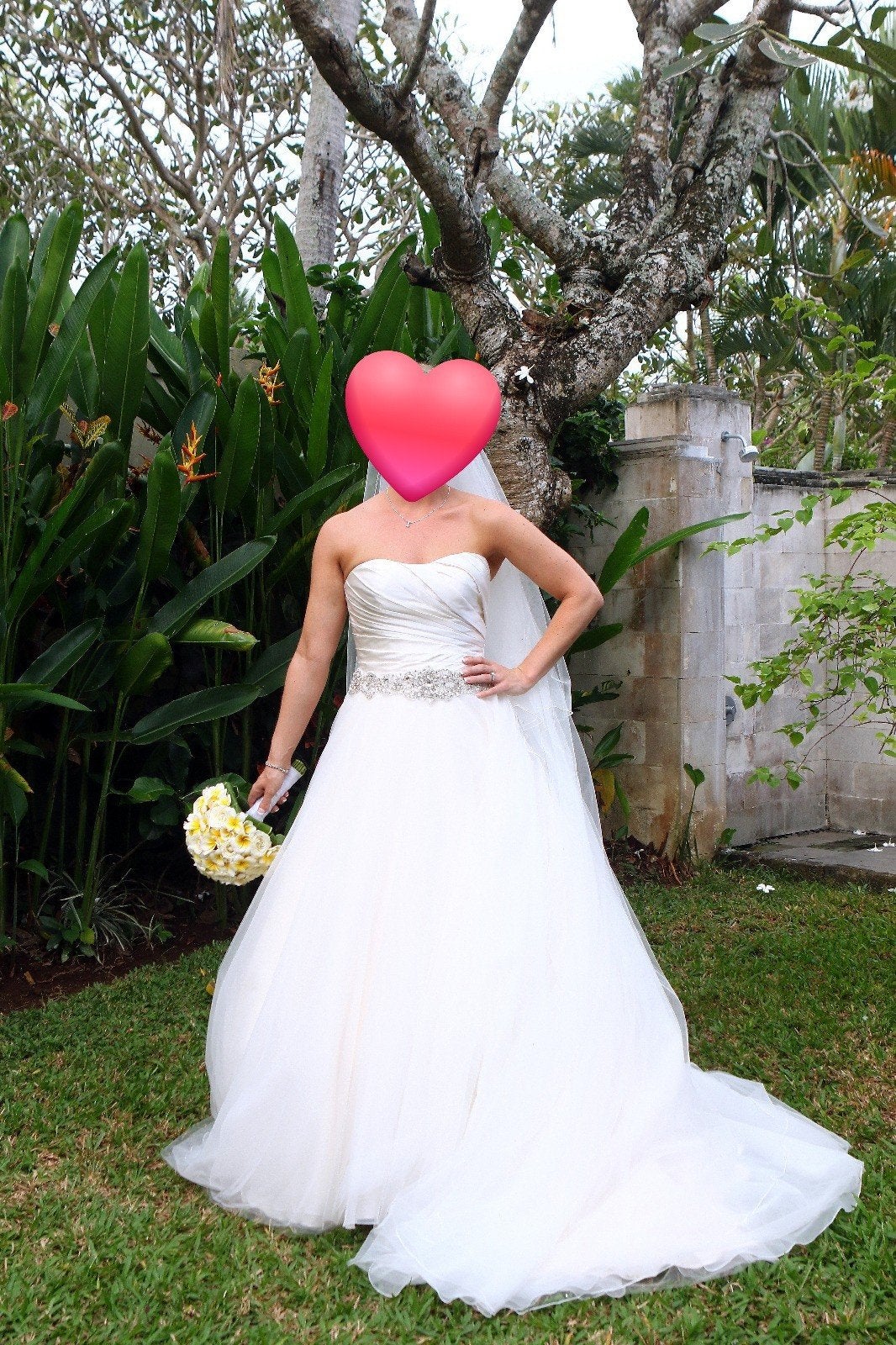 Pronovias Plesana Trouwjurk maat 38/40 inclusief toebehoren, Ophalen of Verzenden, Zo goed als nieuw, Wit, Trouwjurk