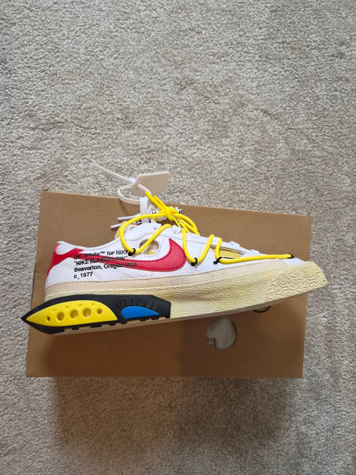 Nike Blazer Low x Off-White, Wit, Nike, Nieuw, Ophalen of Verzenden