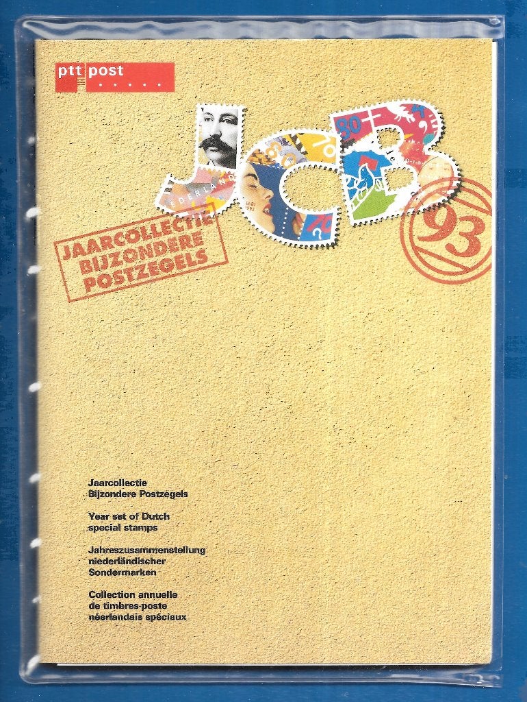 Nederland Jaarcollectie Bijzondere Postzegels 1993, Postzegels en Munten, Postzegels | Nederland, Verzenden, Na 1940, Postfris
