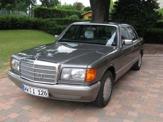 Mercedes W126 500 se type 2 in onderdelen kleurcode 172, Ophalen of Verzenden, Achter, BMW, Motorkap