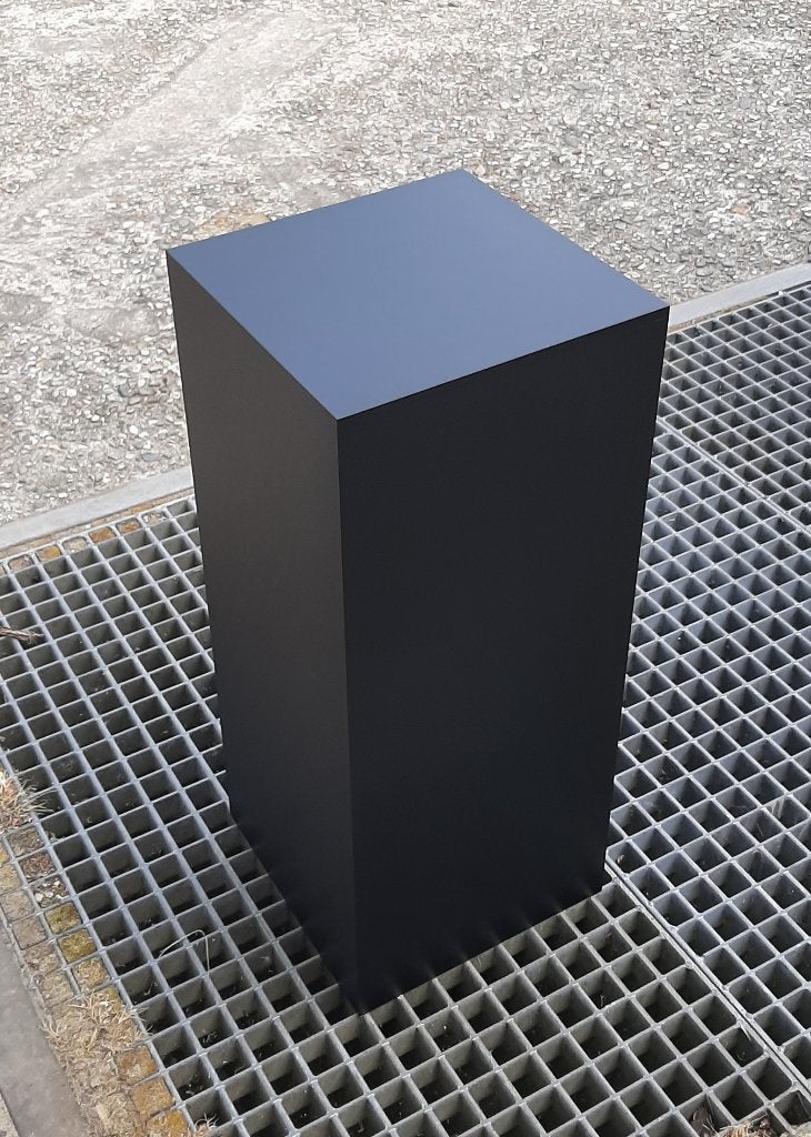 Zuil mat zwart 25x25x60cm, Ophalen of Verzenden, Nieuw