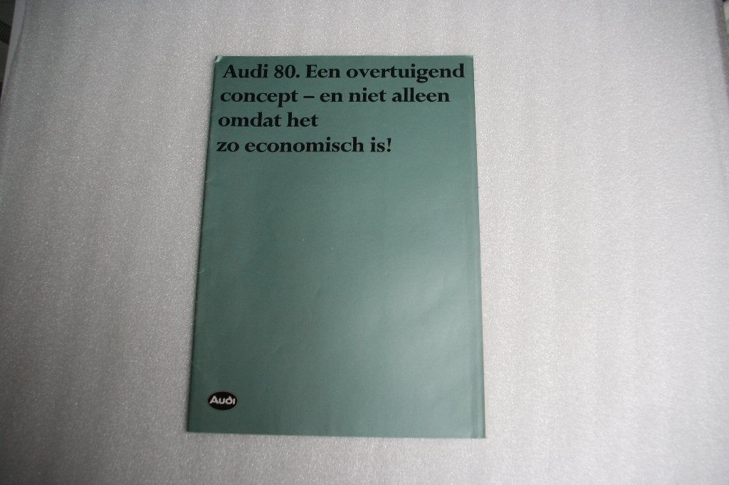 Folder Audi 80 + flyer techn.specificatie (08-1981) (11), Ophalen of Verzenden, Nieuw, Audi
