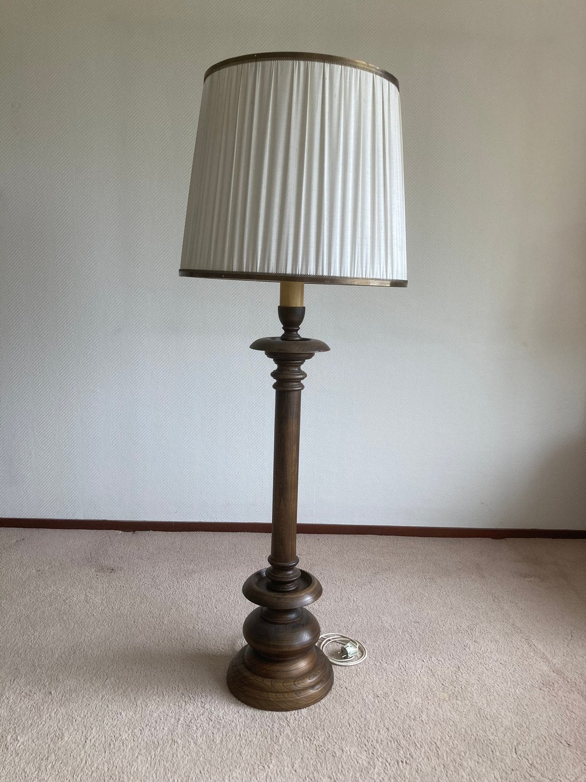 Staande schemerlamp te koop, Huis en Inrichting, Ophalen, Gebruikt, Klassiek, 150 tot 200 cm