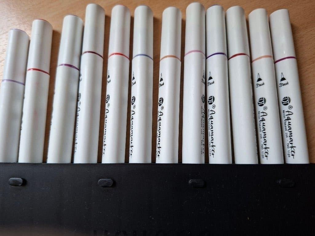 12 aqua markers nieuw, Ophalen of Verzenden, Nieuw, Potlood of Stift