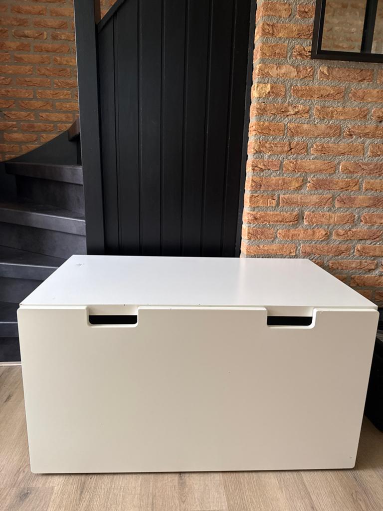 IKEA Speelgoedkist - Wit, Ruime Opbergoplossing, Huis en Inrichting, Ophalen, Gebruikt, 50 tot 100 cm, 50 tot 75 cm