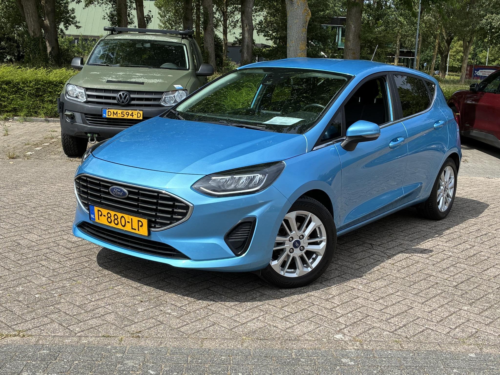 Ford Fiesta 1.0 EcoBoost Hybrid Titanium, Auto's, Ford, Voorwielaandrijving, Gebruikt, Euro 6, 49 €/maand