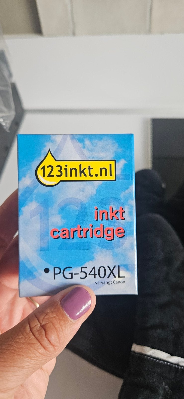 Inktcartridge PG-540XL, Ophalen, Nieuw, Cartridge, 123inkt.nl