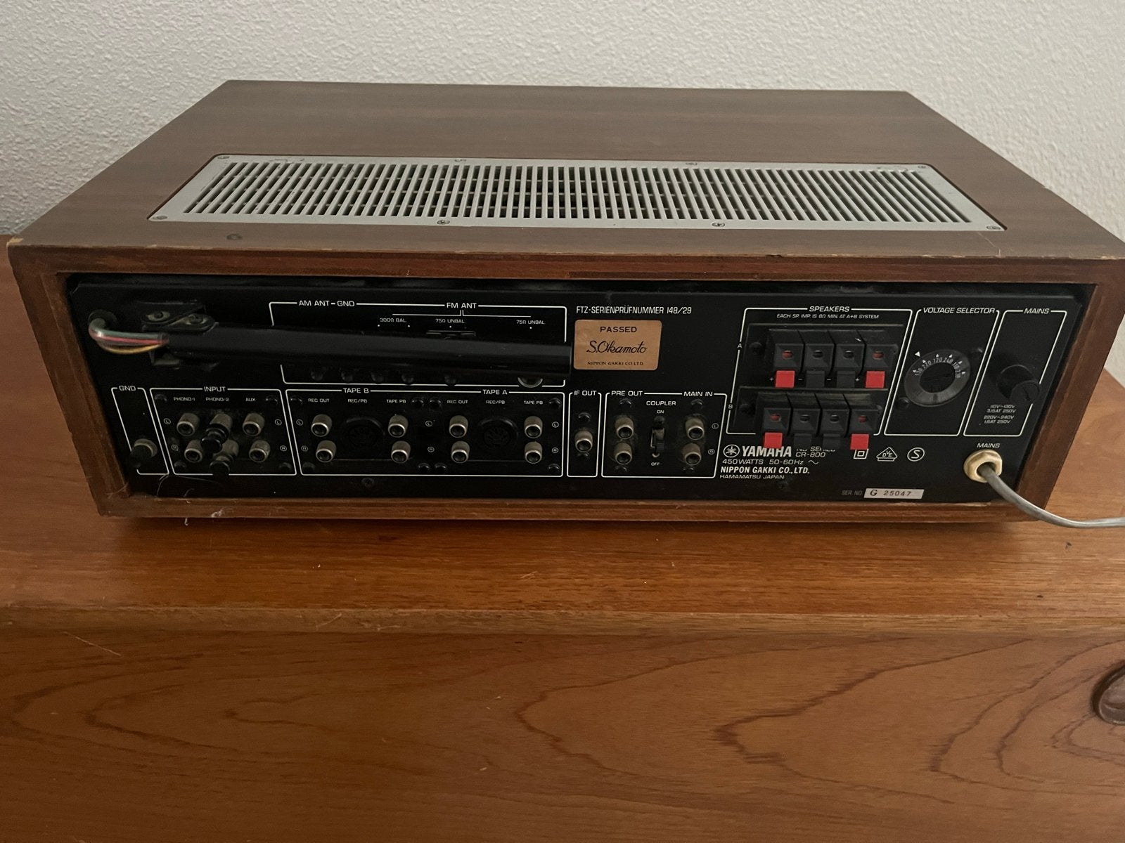 Foto 9 van Yamaha Natural Sound Stereo Receiver CR-800
