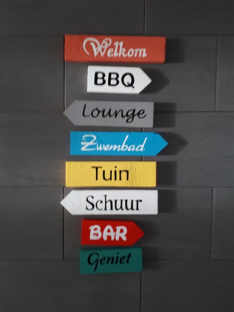 Ibiza Strandbord Hout Op Maat Uniek Tuin Decor Bestel!, Info@rwhoutidee.nl, Nieuw, Ophalen of Verzenden, RW Houtidee – Handgemaakte Houten Wegwijs- en Strandborden in Ibiza, Tiki, Griekse en Caribische Stijl, Unieke Tuin Decoratie op Maat met Persoonlijke Teksten, Duurzame Buiten Borden en Sfeervolle Vakantie Decoratie voor Huis en Tuin