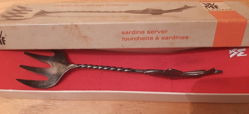 WMF Sardine Serveerbestek, Verzilverde Sardines, Ophalen of Verzenden