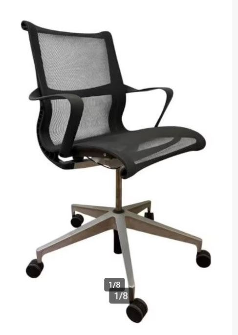 Herman Miller Setu Gebruikt | Bureaustoel | Partij, Gebruikt, Zwart, Ophalen of Verzenden, Nvt