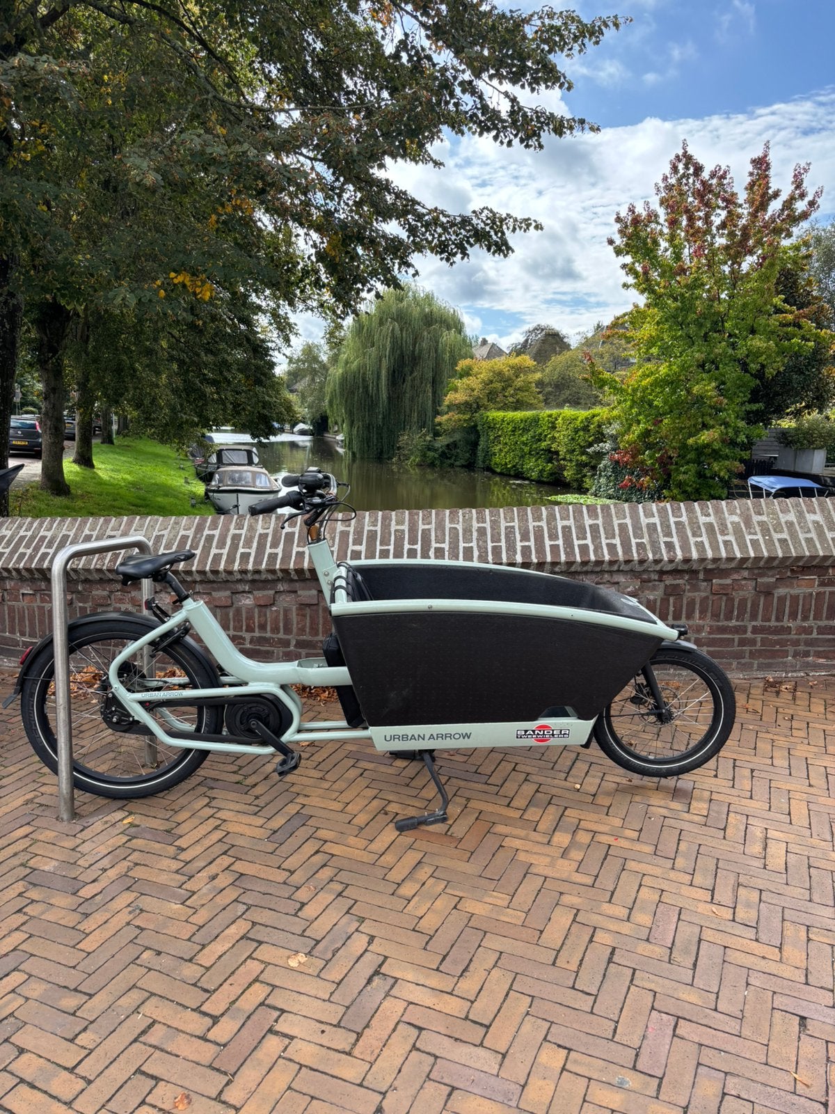 Urban Arrow family performance essential bike + rain cover, Ophalen, Zo goed als nieuw