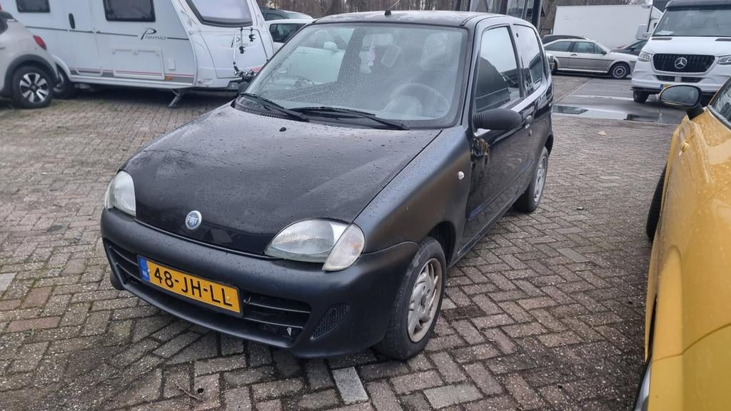 Fiat Seicento 1.1 Sporting Nwe APK, Voorwielaandrijving, Zwart, Origineel Nederlands, Handgeschakeld