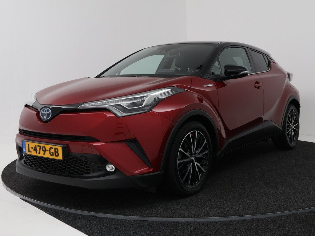 Toyota C-HR 1.8 Hybrid Bi-Tone | Navigatie | Leder | PDC | B, Auto's, Toyota, Bedrijf, Te koop, C-HR, ABS, Achteruitrijcamera