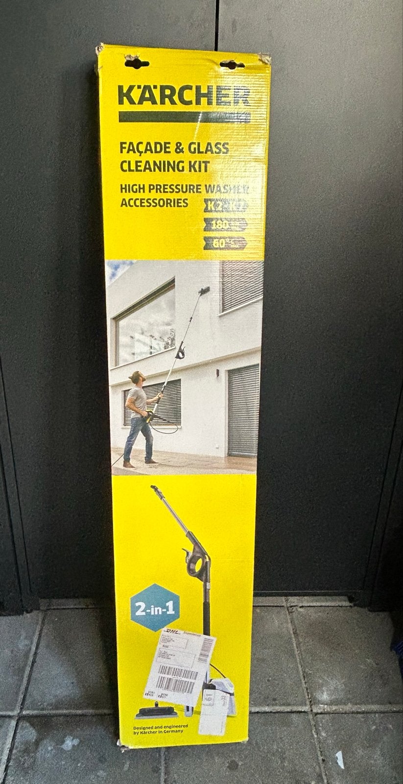 Kärcher 2-in-1 gevel- en glasreinigingsset K2-K7 (nieuw), Ophalen, Nieuw, Elektrisch