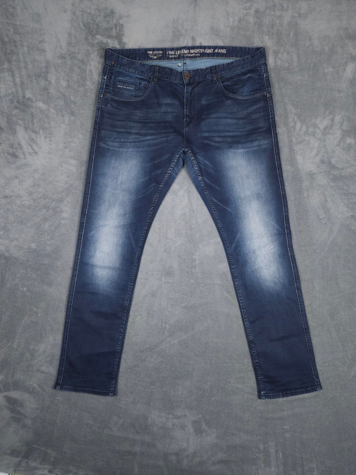 Pme Legend Broek Skyhawk W40 L34 Blauw Jeans Pall Mall., Kleding | Heren, Spijkerbroeken en Jeans, ., Zo goed als nieuw, ., W40 - W42 (confectie 56/58)