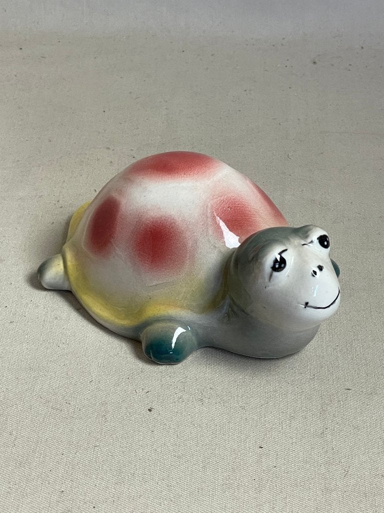 Vintage aardewerk schildpadje, Meerkleurig, Overige materialen, Overige stijlen, Ophalen of Verzenden