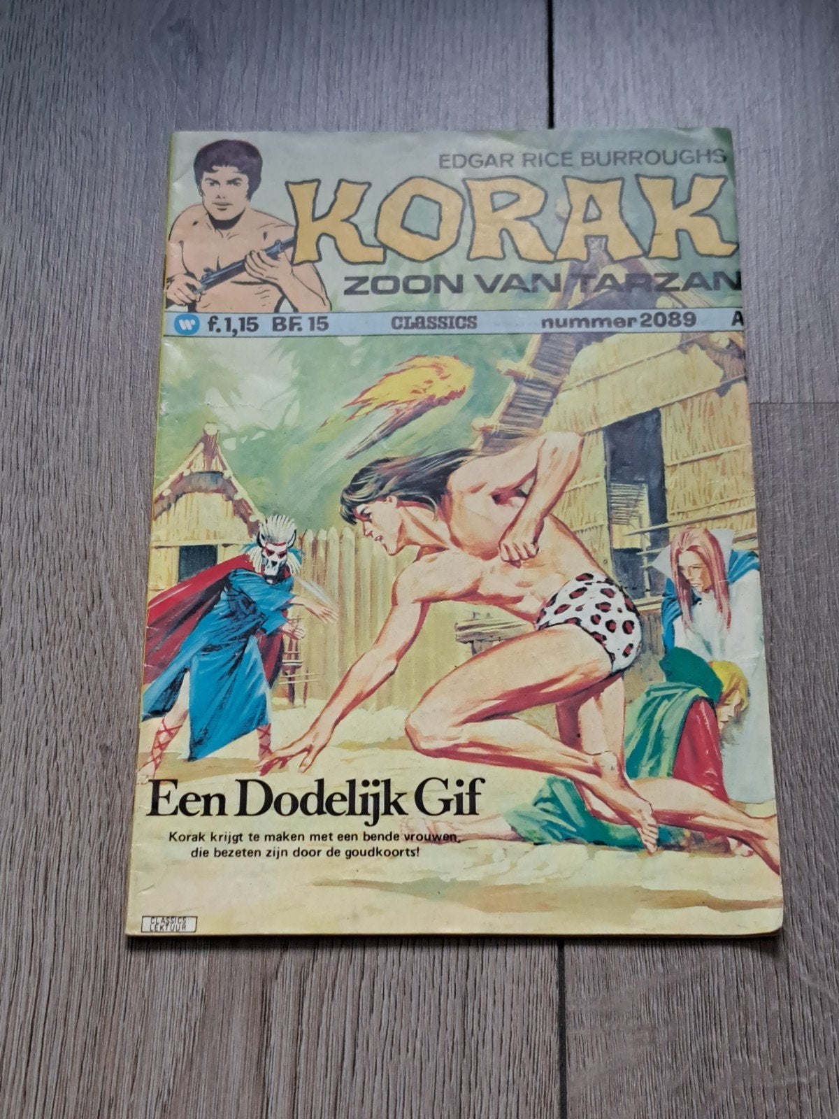 strip: Korak zoon van Tarzan nr 2089 - Een dodelijk gif, Boeken, Europa, Ophalen of Verzenden, Gelezen, Eén comic