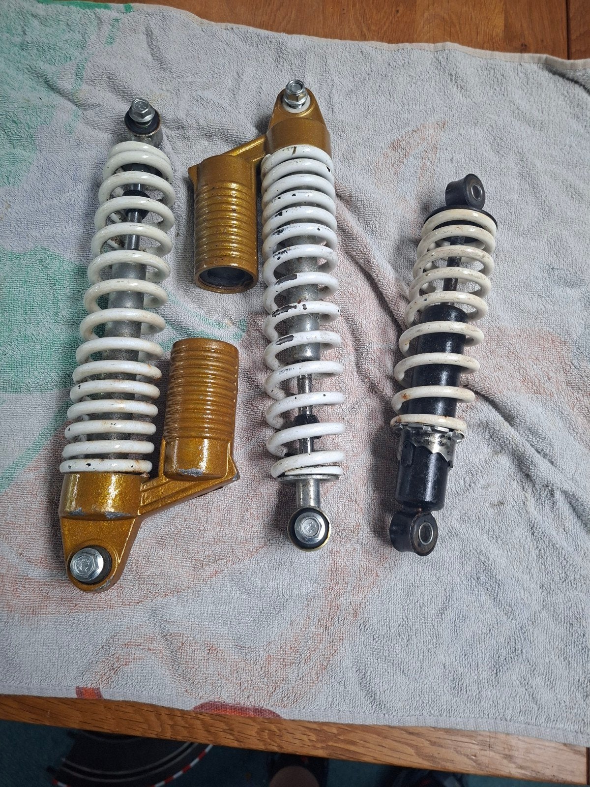 Schokdempers voor mini quad - 1x 28cm, 2x 35cm, Ophalen, Gebruikt, Overige typen